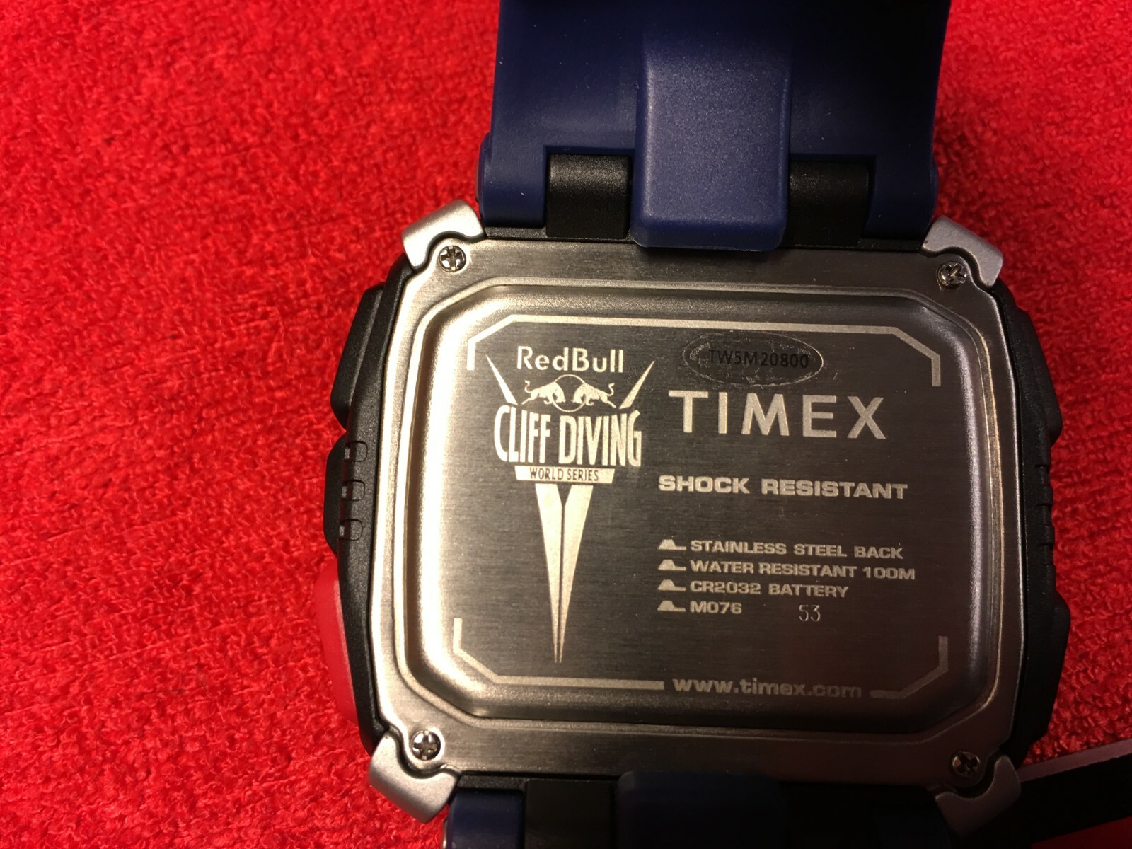timex command red bull cliff diving