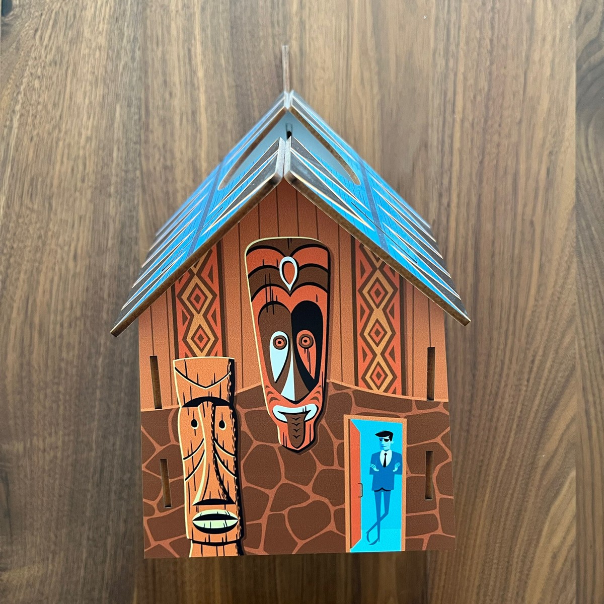 Josh Agle SHAG Tiki Temple Tissue Box ⭐️ SOLD OUT ⭐️ RARE