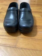 Dansko Clogs Womens Size 39 Black Work Comfort Professional Slip On Shoes