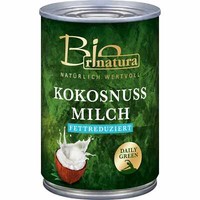 Bio Rinatura Kokosnuss Milch Fettreduziert 400Ml Dose