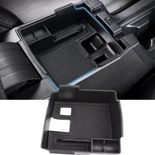 For Corolla Cross 22-25 Armrest Center Console Organizer Storage Box Tray Black