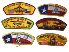 Lot of Texas Councils 1/2 Dozen BSA CSPs Mint CSP (BHP2147)