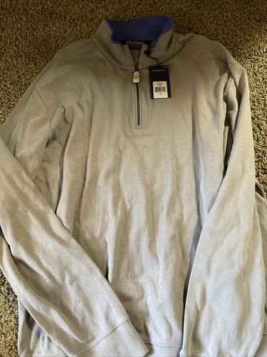 POLO RALPH LAUREN Mens Grey 1/4 Golf Sweatshirt 781585621004 Size XL NWT $125 - Picture 2 of 12