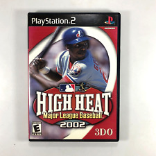 High Heat Major League Baseball 2002 PS2 PlayStation 2 - Complete CIB Excellent