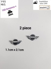 2 LOGO Mini autocollant pour CLE Clef Mini One Cooper S D Clubman