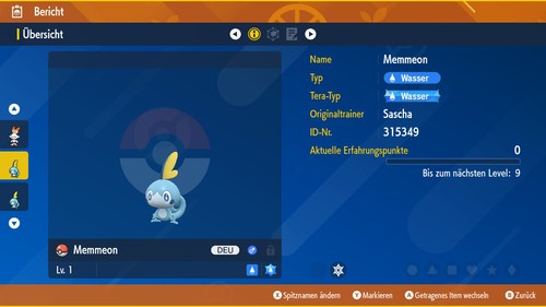 Paldea Brillante/No Brillante Memmeon Estelar 6 Dv/Ev Max Pokémon Carmesino/Púrpura - Imagen 5 de 30