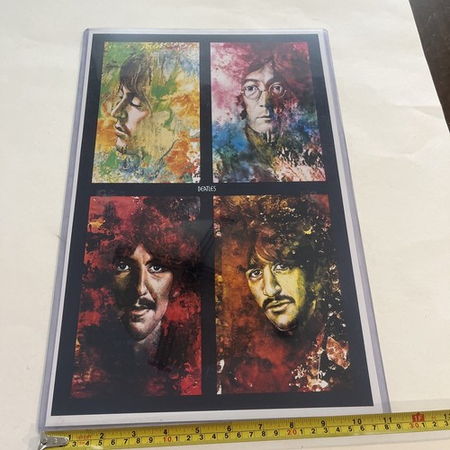 The Beatles. Musikalische Kunst. Größe 11”x17” Reproduktion