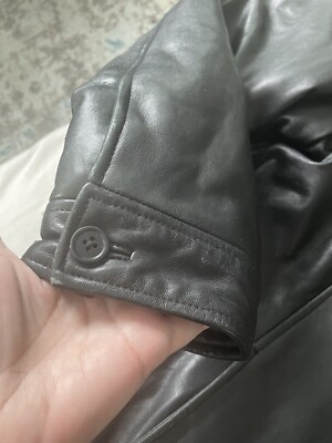 J. Ferrar ブラック レザージャケット Lサイズ J.Ferrar】90's Padded Zip up Leather Jacket Black L | RE:FOUND