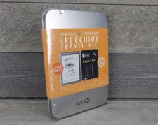 Art 101 Creative Tools SKETCHING Travel Kit With Tin Case - NEW SEALED!
