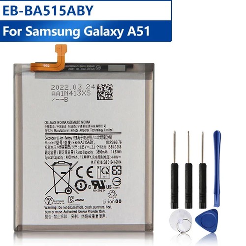 Original Replacement Phone Battery EB-BA515ABY For Samsung Galaxy A51 5G 4000mAh - 第 1/6 張圖片