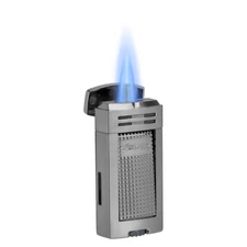 NEW - XiKar Ion Double-Jet Flame Cigar Lighter - Gunmetal