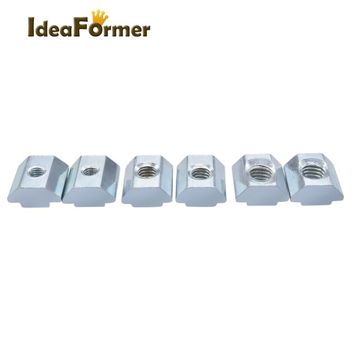 5 piezas tuerca deslizante en T recubierta de placa de zinc para perfil de extrusión de aluminio de la serie 2020 - Imagen 7 de 7