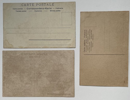 3 Antique Postcards Carte Postale Milano Milan Italy Door Cathedral Stigler 1900 - Picture 2 of 2