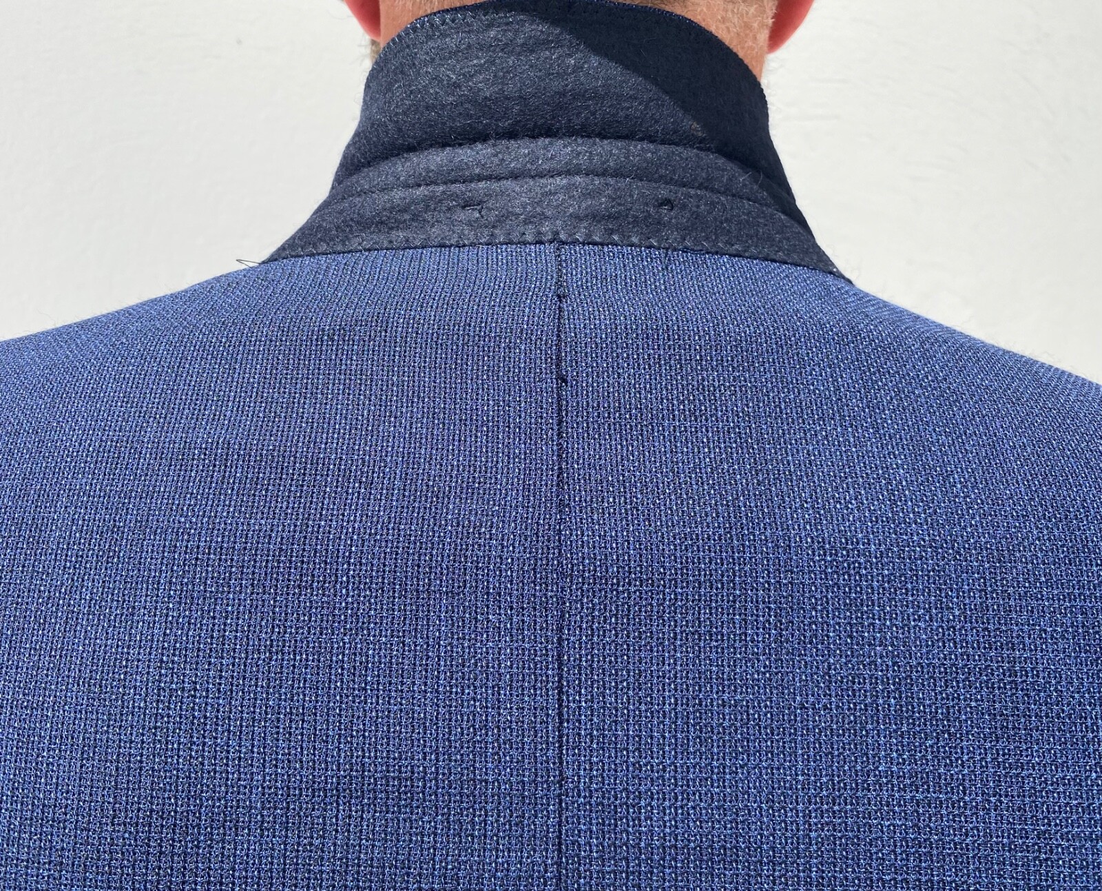 Blazer Size 40 UK BLUE WOOL Made in Italy by GIANNI ARENA vintage £288 image 5