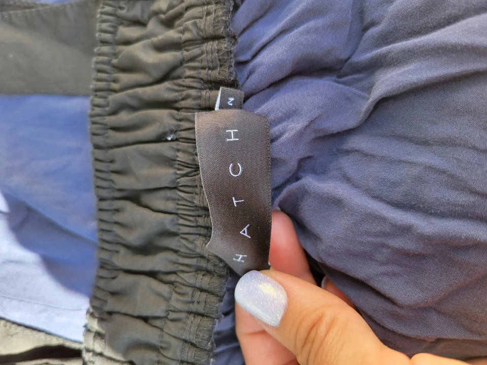 Hatch Maternity The Bowie Poplin Crepe Midi Dress Size 2 - Image 3 of 4