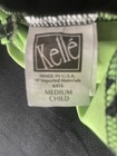 Kelle Childs Costume Medium Neon Green And Black - Altered Waist With Gloves — photo 6
