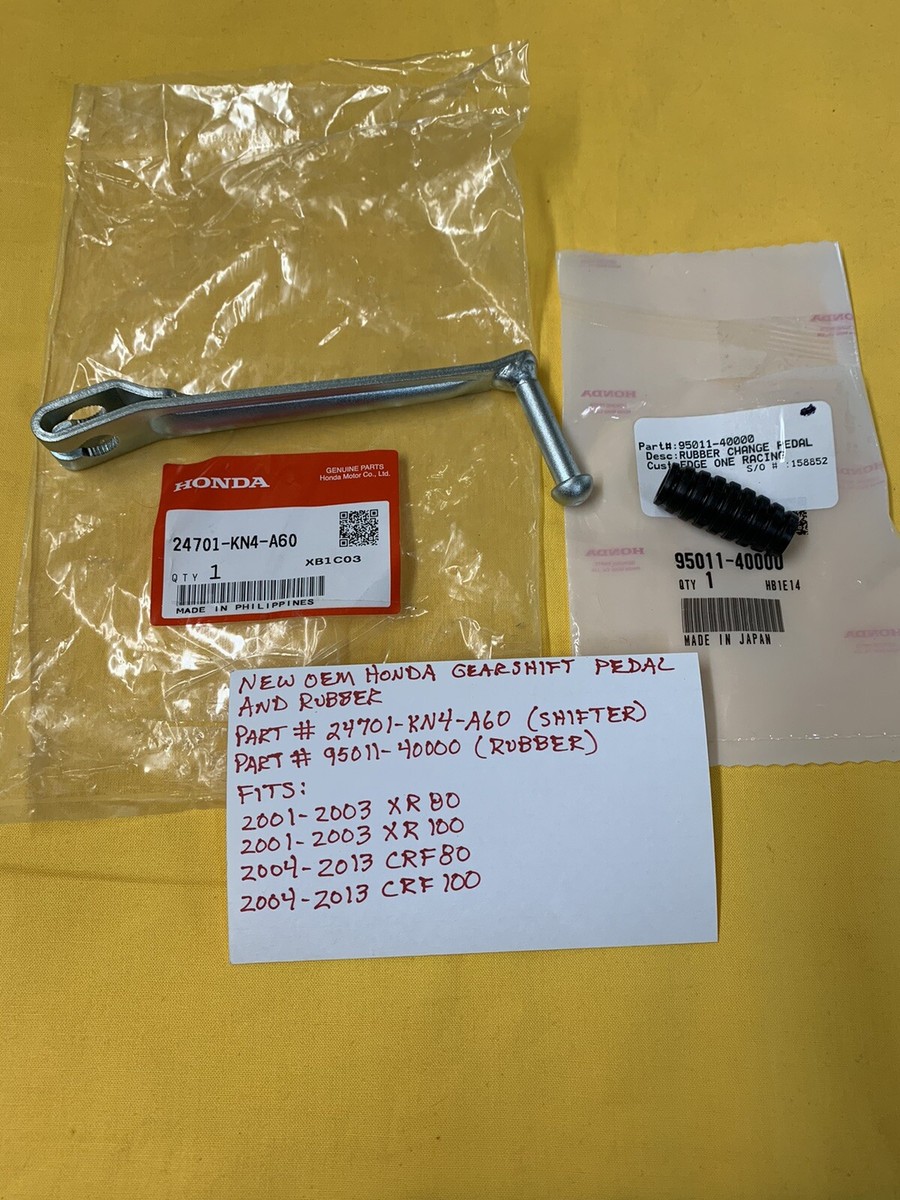 NEW OEM HONDA Gear Shift Pedal (24701-KN4-A60) 2001-13 XR80, XR100