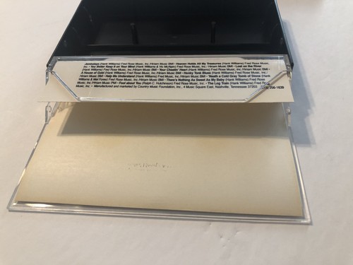 HANK WILLIAMS Just Me And My Guitar Cassette Tape CMF-006 Ex Condition - Picture 4 of 8