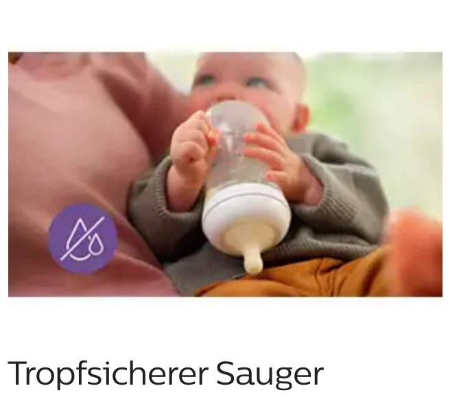 Philips Avent Natural Response Sauger 2 er Pack Response Flasche 0m+ 1m+ 3m+ 6m+ - Bild 4 von 4