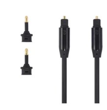 Image of SANDSTROM AV BLACK SERIES S1OPT114X DIGITAL OPTICAL CABLE - 1M-