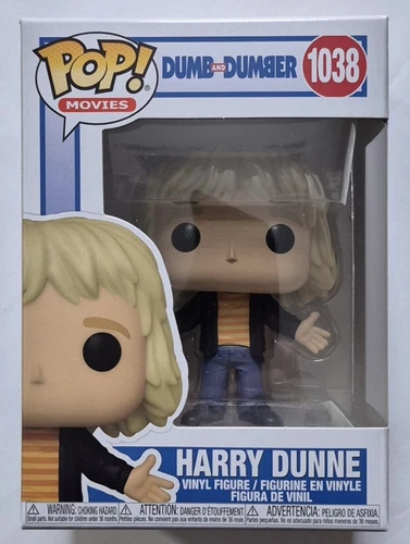 Mint in Mint Box Funko Pop Movies Dumb & Dumber Harry Dunne #1038