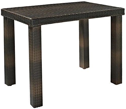 Palm Harbor Juego de comedor exterior de 5 piezas para patio de mimbre de altura de mostrador Foto 4 de 4