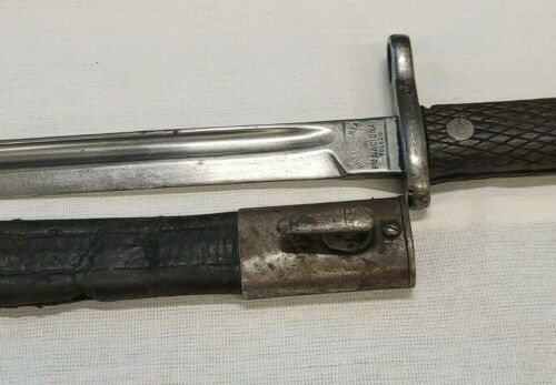 Nacional Toledo Rifle Sword Bayonet Scabbard Artilleria FCA 45055 Spanish M1913 - Picture 4 of 12