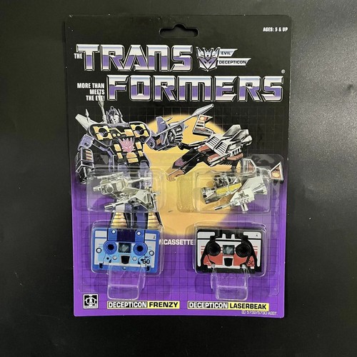Transformers G1 Reissue Soundwave Laserbeak Frenzy Slamdance Action Figure NEW - Picture 6 of 20