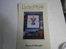 Star of Wonder Christmas Angel Cross Stitch Pattern 7" x 8" Lizzie & Kate NEW