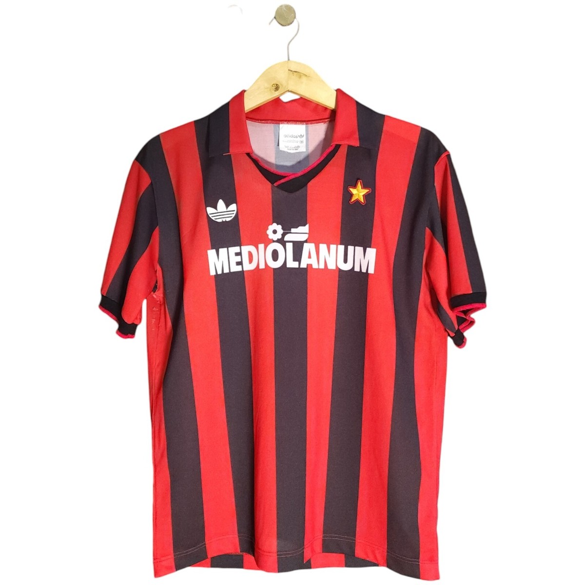 Vintage ⚽️ Ac Milan 91 92 Mediolanum Jersey Original PI