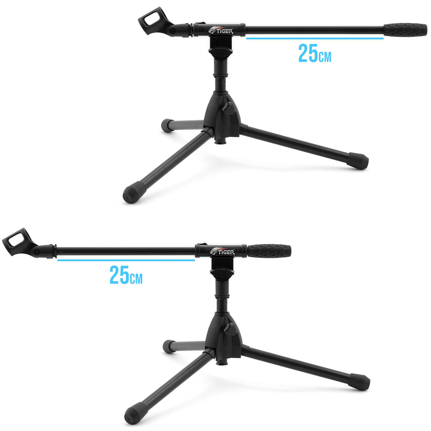 Tiger Low Level Floor, Desktop Microphone Stand, Bass Drum, Guitar Cab