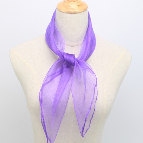 Gymnastic Towels Dancing Small Silk Scarves Square Scarf Chiffon Neckerchief - Picture 8 of 32