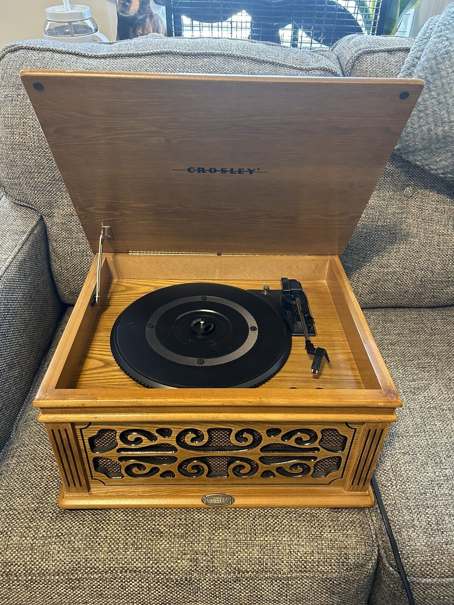 Vintage 2003 Crosley Wood Record Player | eBay