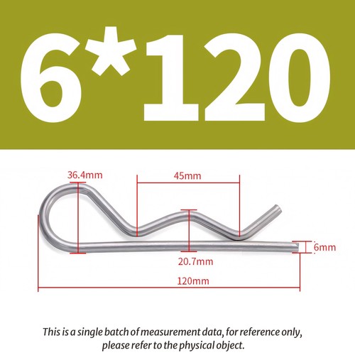 R Clip Stainless Steel 304 A2 Beta Pins 1mm 1.2mm 1.6mm 2mm 2.5mm 3mm 4mm 5mm - Picture 66 of 66