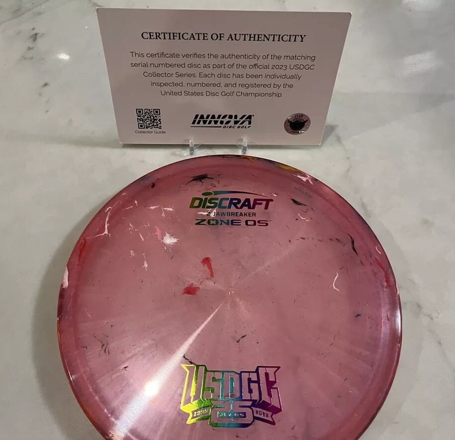 Zone OS Z Jawbreaker 2023 Pink - USDGC 174g New Discraft Zone OS Z Jawbreaker 2023 Pink - USDGC 174g New Discraft