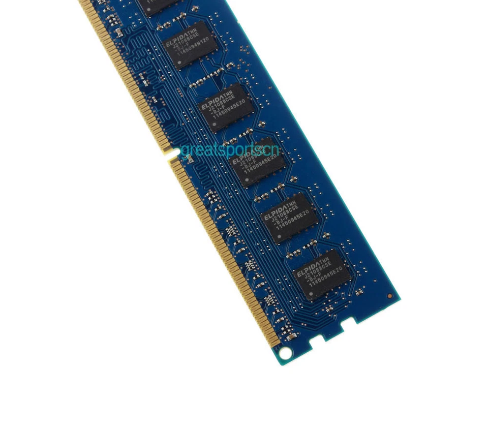 8GB 2PSC 4GB Elpida 2RX8 DDR3-1333MHz PC3-10600U 240pin DIMM Desktop Memory RAM - Image 4 of 4