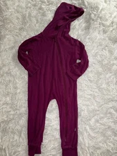 Kyte Baby 12/18 mo. one piece bamboo blend Fuschia zip up hoodie outfit. Cute