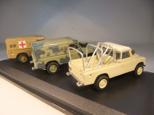 1:72 Cararama Set 713PND - 3x Military Land Rover Series III 109" - Mint Cased - Picture 6 of 6