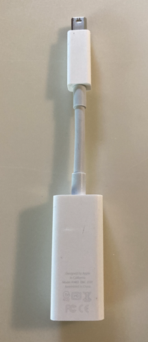 Genuine Apple A1463 Firewire 800 to Thunderbolt 2 Adapter Dongle - Afbeelding 2 van 2