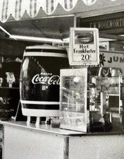 1950s Coca-Cola Woolworth's Keg Dispenser Snow Cones Original Photo