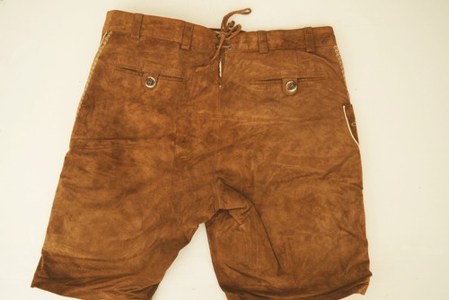 Kurze leichte Lederhose Landhaus C&A Oktoberfest Stickerei guter Zustand Gr.52 - Bild 6 von 10