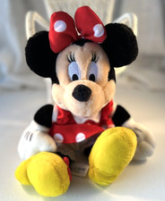 Minnie Mouse Disney Plush Bean Bag 10 inch Doll Vintage with Tags