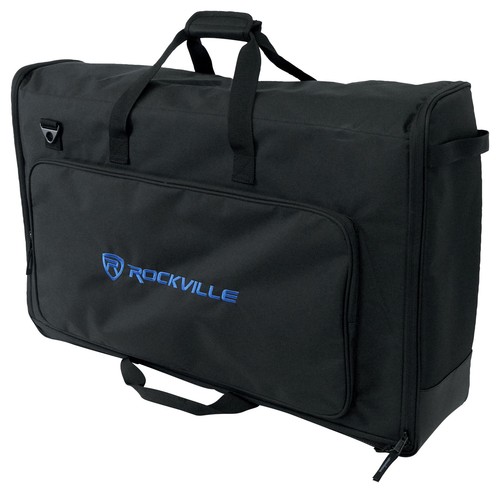 Rockville Padded LCD TV Screen Monitor Gig Bag Fits 1 or 2 Samsung C27F390FHN - Picture 2 of 11