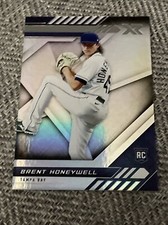 2021 Panini Chronicles XR Brent Honeywell Tampa Bay Rays Rookie Baseball Card #3