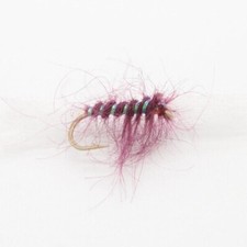 6 x Shipman's Buzzer - Claret - Trout Fishing Flies