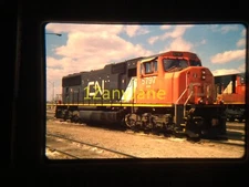 12711 VINTAGE Train Engine Photo 35mm Slide CN 5797 SD75 SYMINGTON MB EEEEE