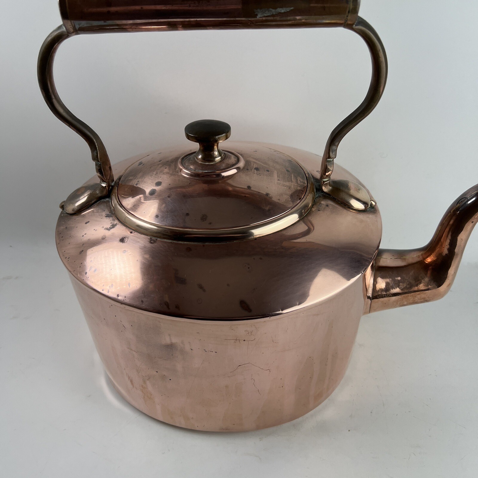 Extra Large Antique Copper Kettle eBay