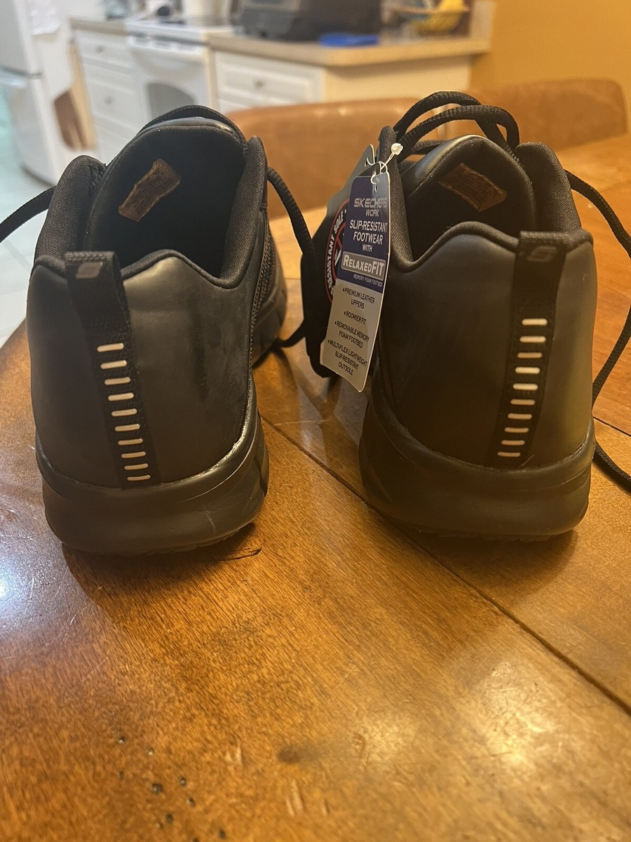 Skechers 76576/blk Women's Work Slip Resistant Size 10 Mew