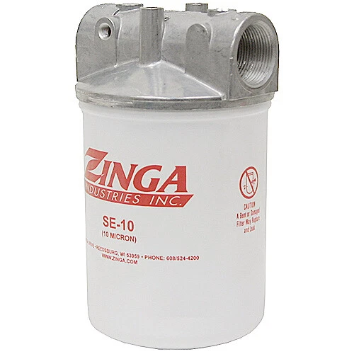 1-1/4" NPT 70 GPM Zinga Return Filter Zinga SE-10 9-4543
