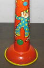 Vintage Tin Litho Noise Maker Horn US Metal Toy Circus Animals Clown Giraffe — photo 4
